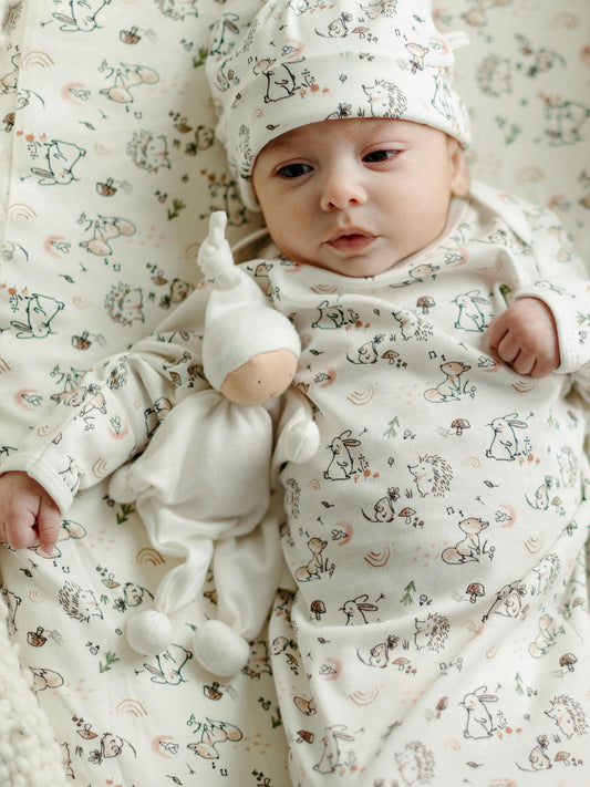 Baby Buddy Lovey - White