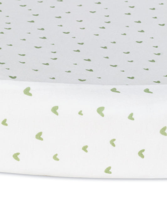 Bassinet Sheet - Hearts