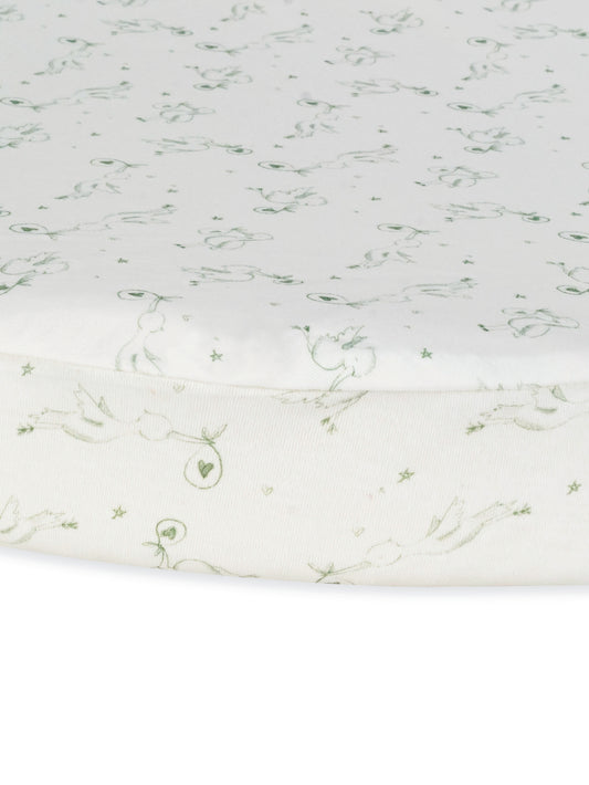Bassinet Sheet - Stork Print