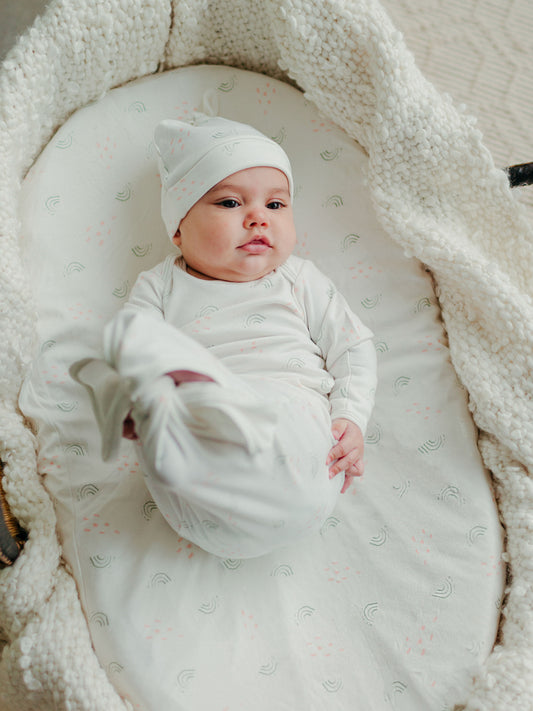 Bassinet Sheet - Rainbow