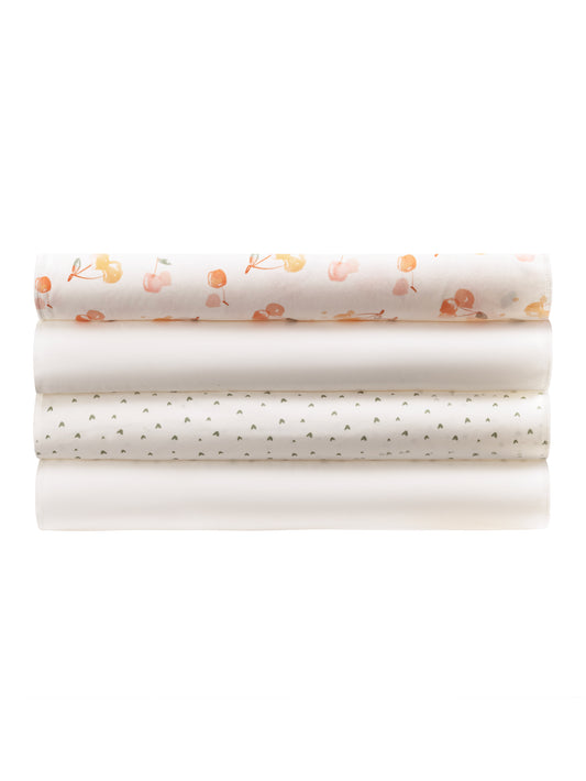 Burp Cloths - Cherry Picking Assorted