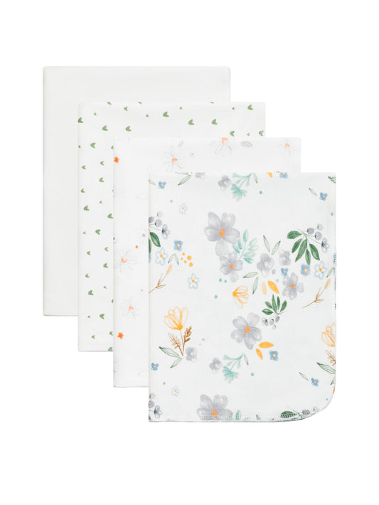 Burp Cloths - Modern Daisy Assorted