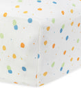 Load image into Gallery viewer, Crib Sheet - Blue Dots