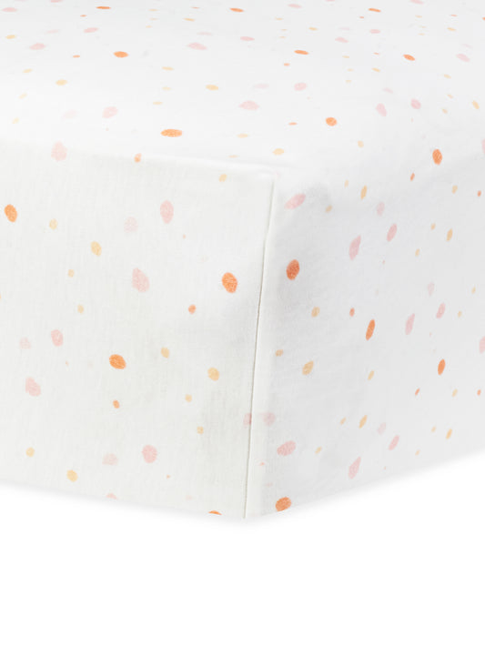 Crib Sheet - Pink Dots