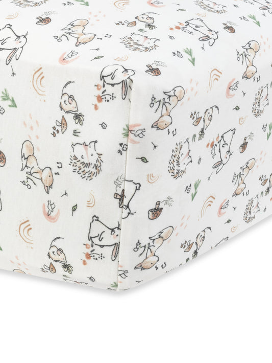Crib Sheet - Woodland Babies