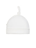 Load image into Gallery viewer, Drop Needle - Knot Top Beanie - Organic White