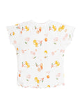 Load image into Gallery viewer, T-shirt - Girls - Flutter Sleeves - Cherry Picking
