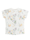 Load image into Gallery viewer, T-shirt - Girls - Flutter Sleeves - Modern Daisy
