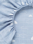 Load image into Gallery viewer, Muslin - Bassinet Sheet - Clouds