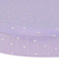 Load image into Gallery viewer, Muslin - Bassinet Sheet - Lavender Stars
