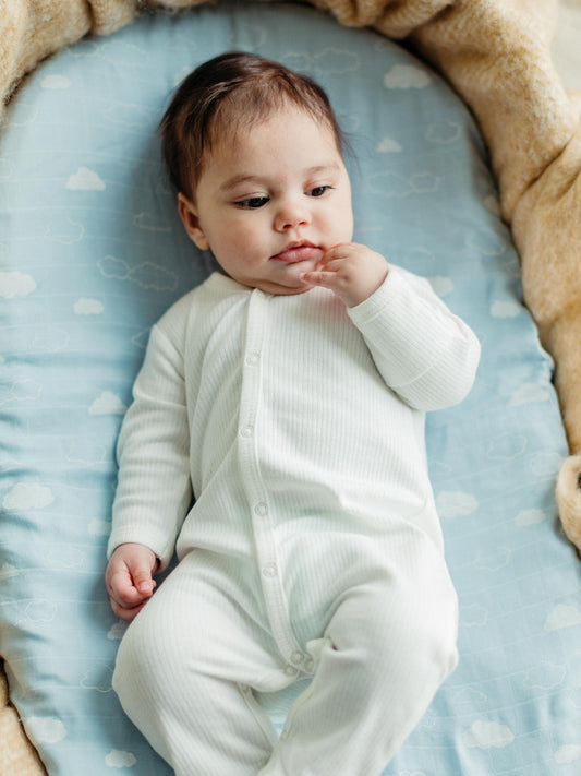 Muslin - Bassinet Sheet - Clouds