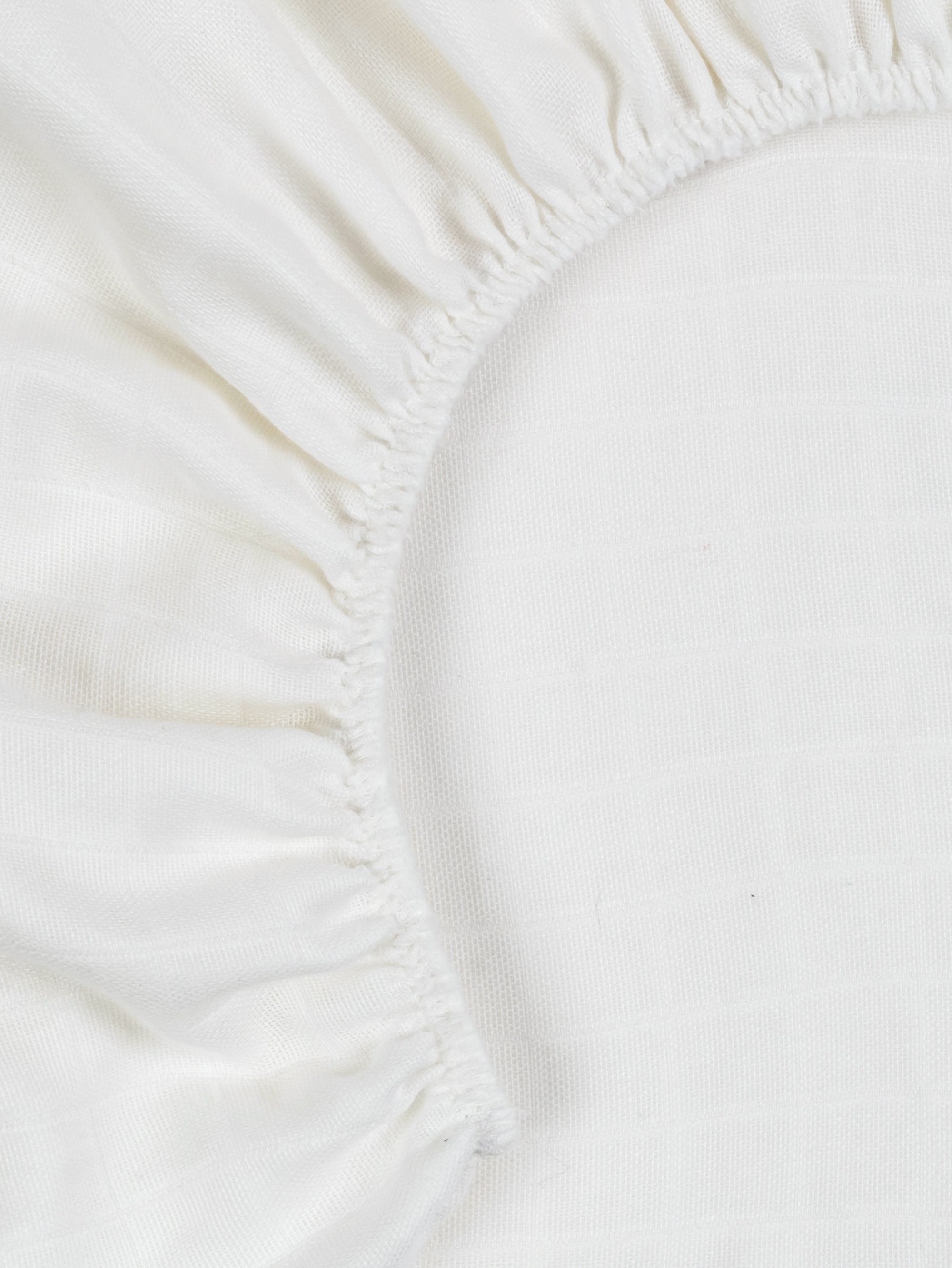 Muslin - Bassinet Sheet - White