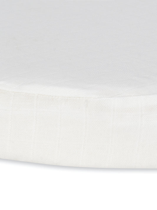 Muslin - Bassinet Sheet - White