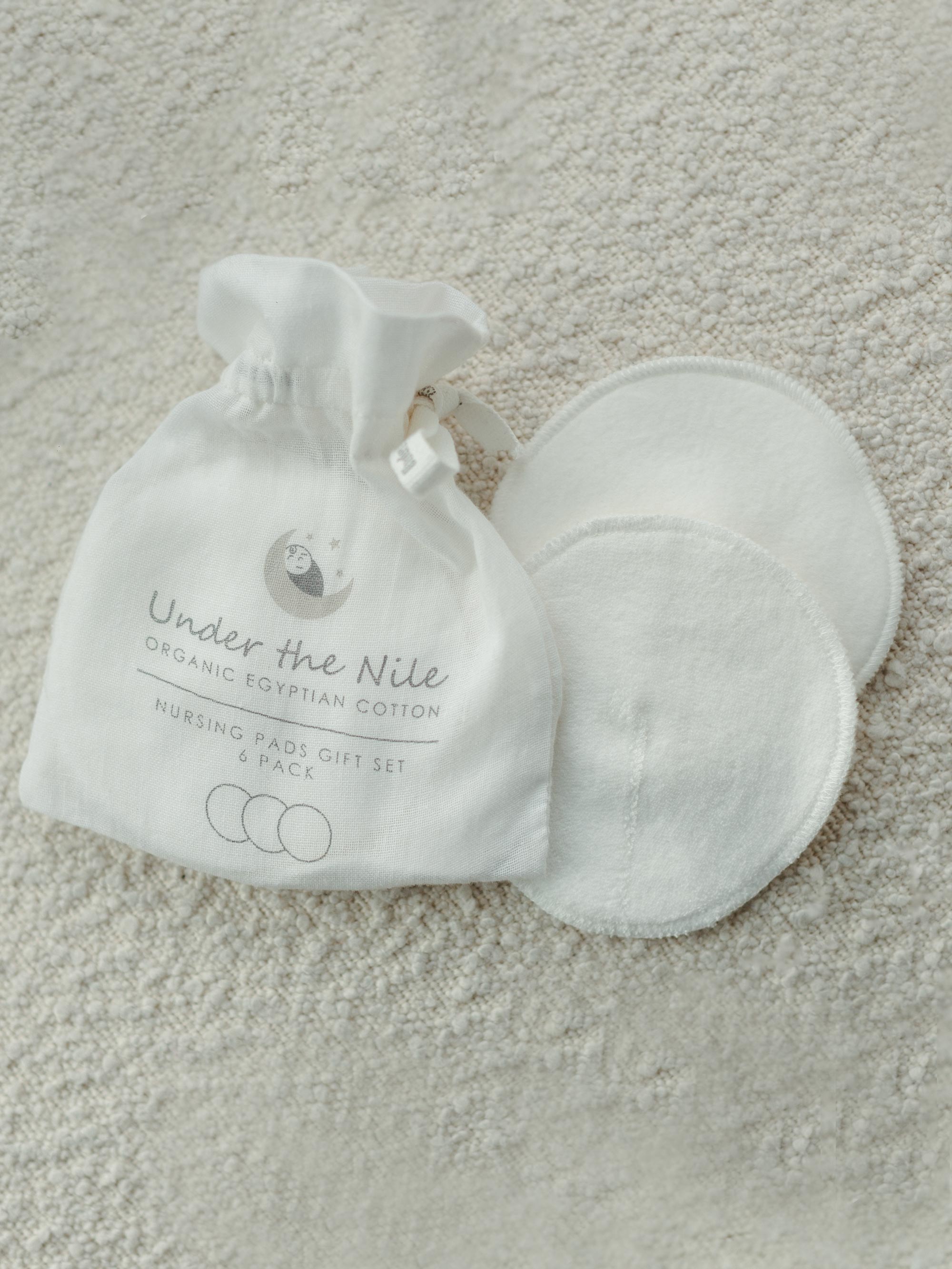 Organic Cotton Nursing Pads - 6 Pack