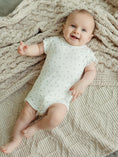 Load image into Gallery viewer, Onesie/Bodysuit - Flutter Sleeves - Sage Hearts