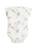 Load image into Gallery viewer, Onesie/Bodysuit - Flutter Sleeves - Modern Daisy