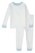 Load image into Gallery viewer, Organic Cotton Toddler Long Johns – Blue Hearts