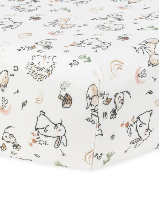 Playpen/Playard Sheet - Woodland Babies