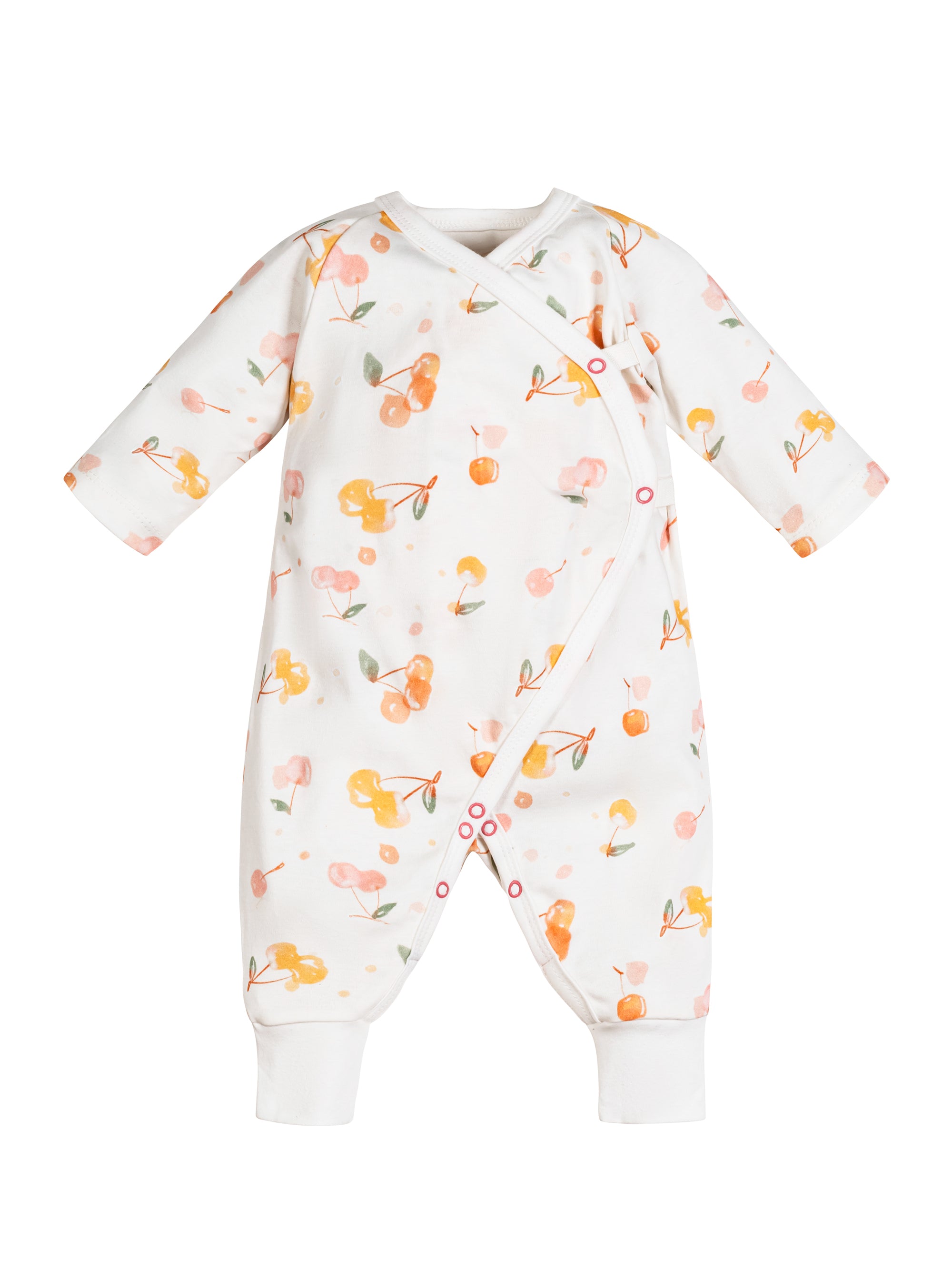 Side Snap Kimono - Cherry Picking