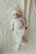 Load image into Gallery viewer, Knotted Gown & Beanie Set - Shadow Floral