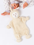 Load image into Gallery viewer, Snuggle Bunny Lovey w/ Pink Stripe Ears
