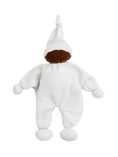 Load image into Gallery viewer, Baby Buddy Lovey - Brown Skin Blue Stripe