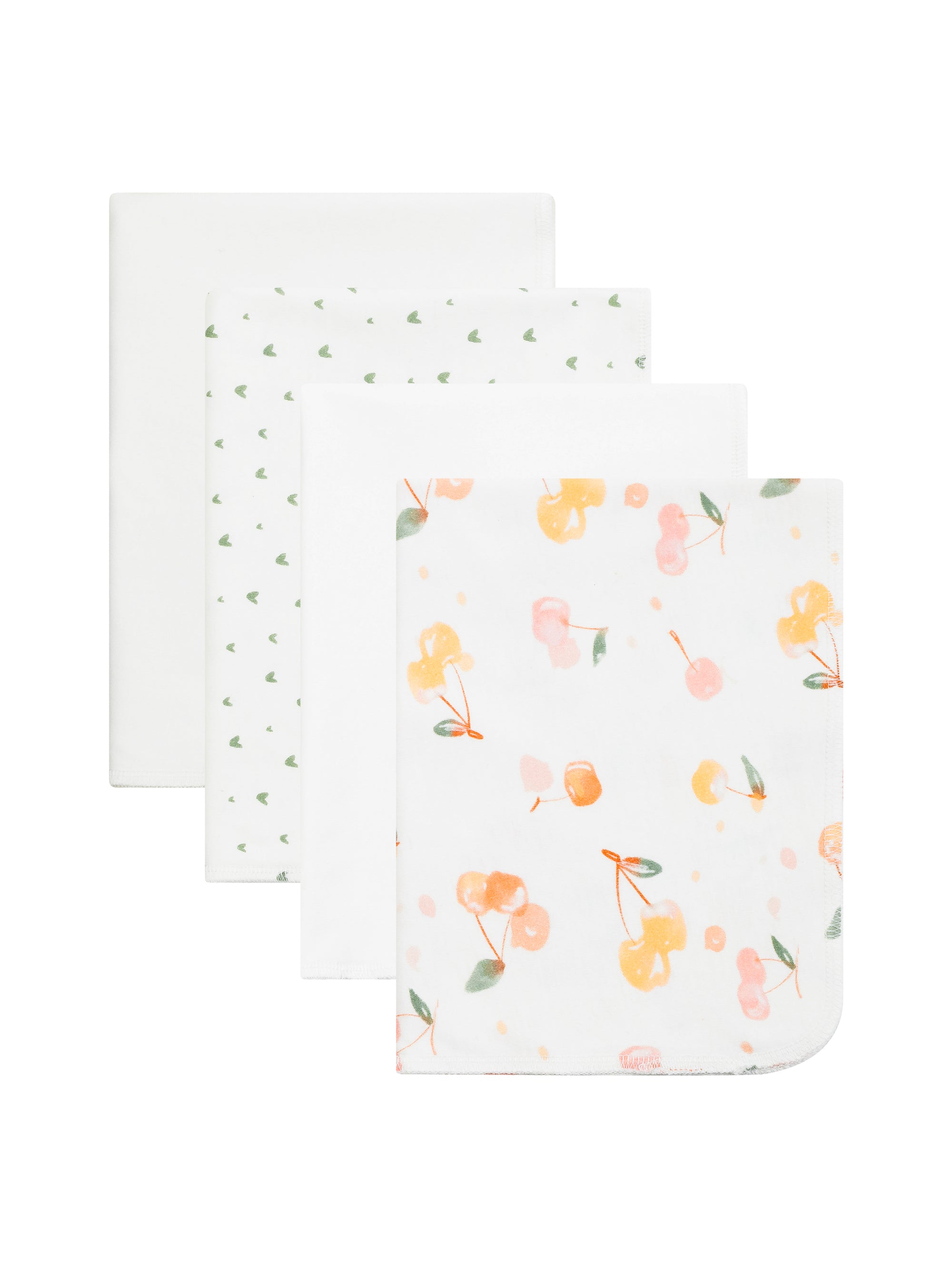 Burp Cloths - Cherry Picking Assorted