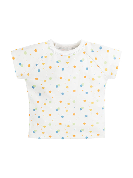 T-shirt - Boys - Blue Dots