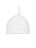 Load image into Gallery viewer, Drop Needle - Knot Top Beanie - Organic White
