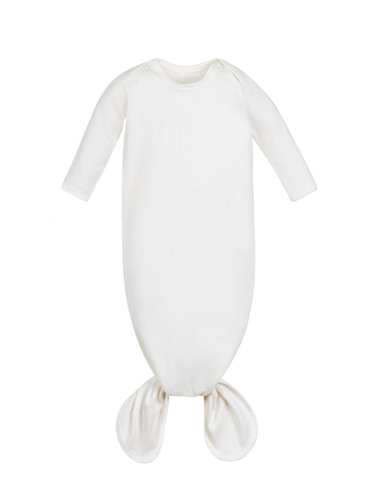 Drop Needle - Knotted Gown - Organic White
