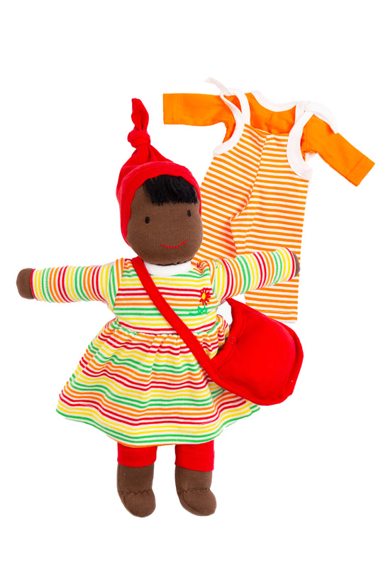 Sasha Waldorf-inspired Dress Up Doll - Stripes