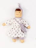 Load image into Gallery viewer, Jill Dress Up Doll - Lavender Dot

