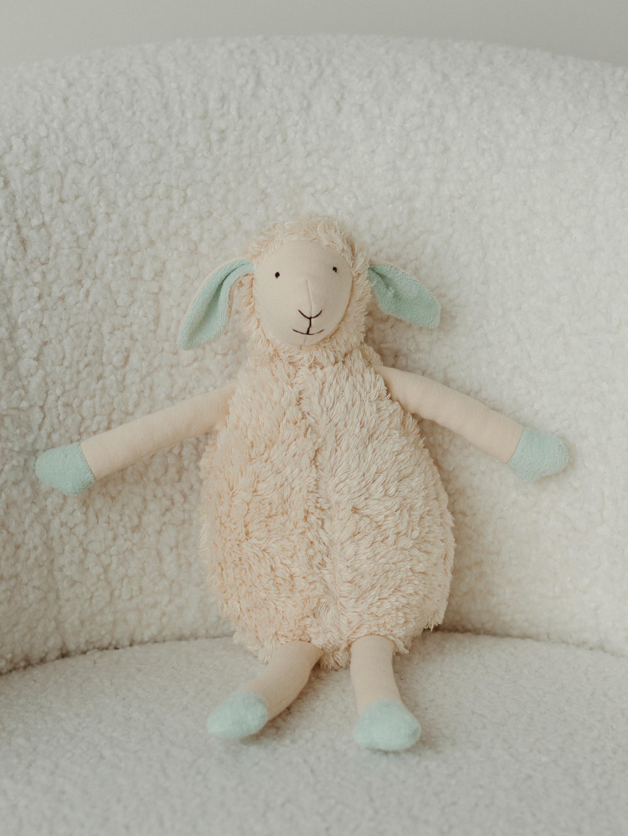 Elsa the Lamb Stuffed Sherpa Snuggle Toy