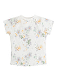 Load image into Gallery viewer, T-shirt - Girls - Flutter Sleeves - Modern Daisy
