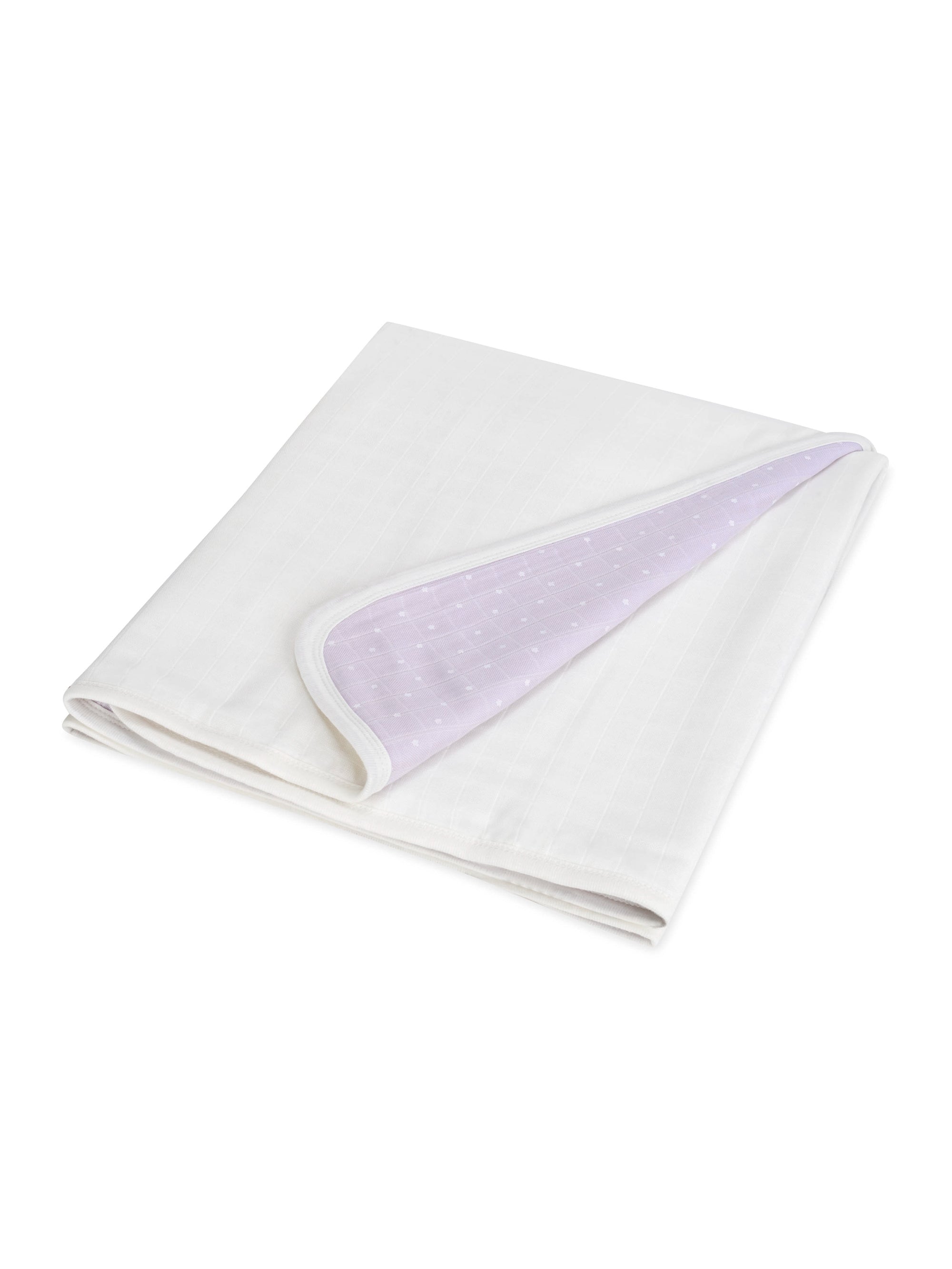 Muslin Blanket - Lavender Stars/White