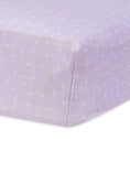 Load image into Gallery viewer, Muslin - Crib Sheet - Lavender Stars
