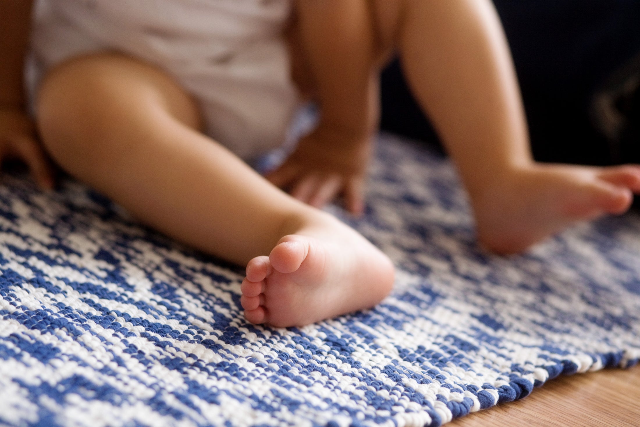 Hand-loomed Small Rug / Play Mat - Assorted Colors
