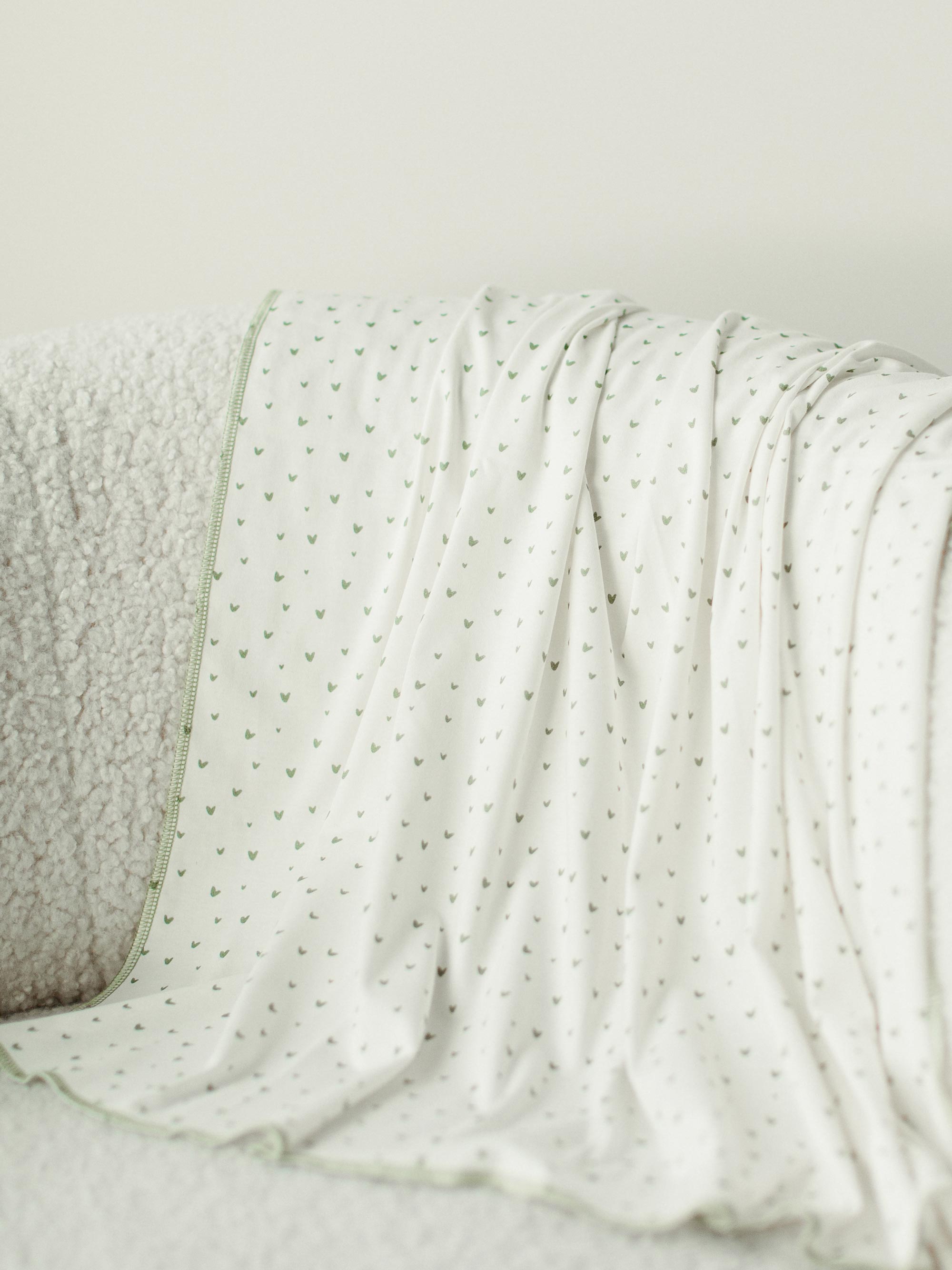 Soft White Swaddle Blanket Baby Swaddle Cloth Under the Nile