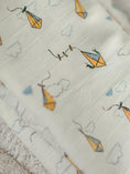 Load image into Gallery viewer, Muslin Swaddle Blanket - Kites
