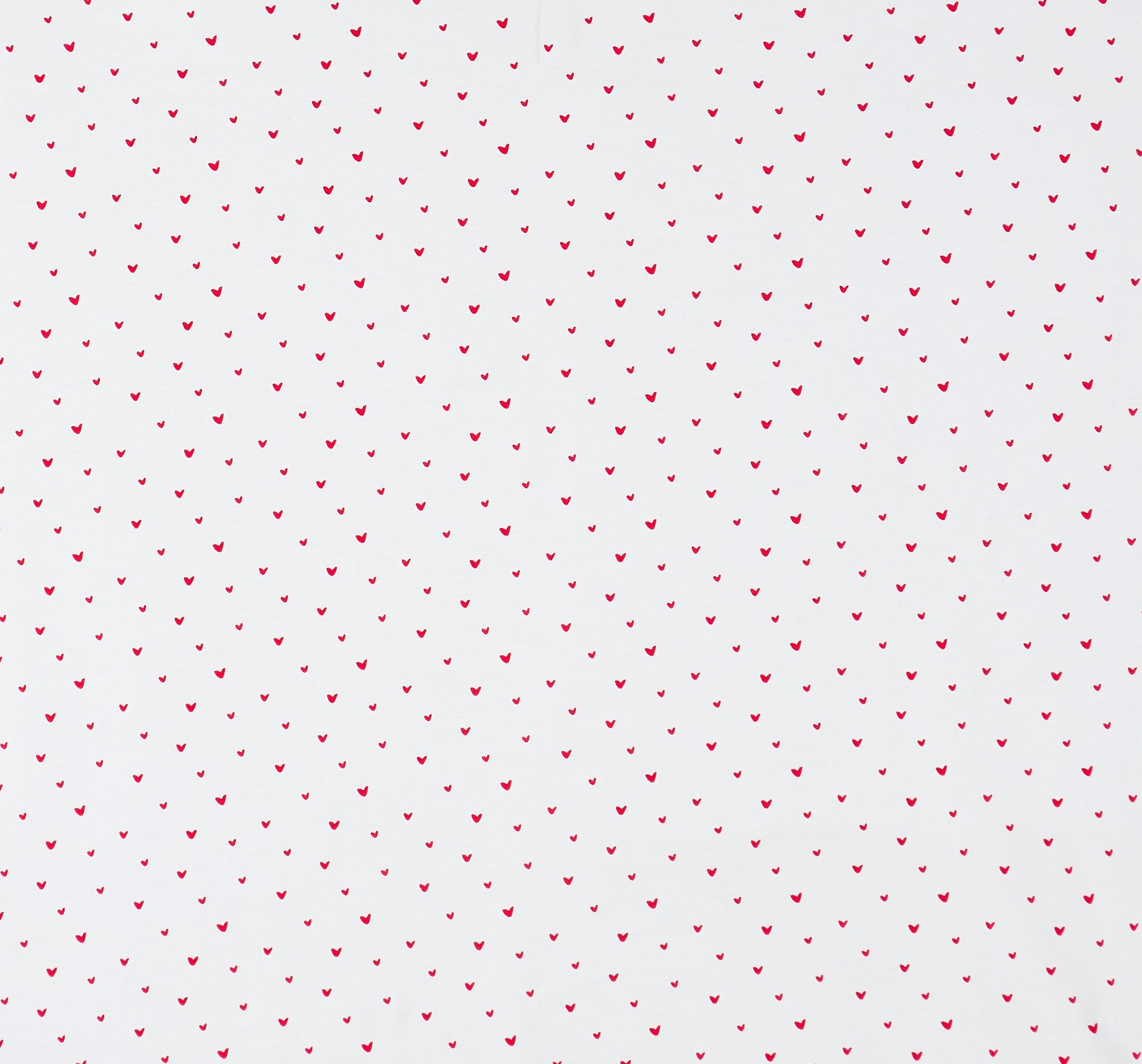 Organic Egyptian Cotton Receiving Blanket – Red Hearts Print