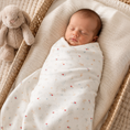 Load image into Gallery viewer, Organic Egyptian Cotton Receiving Blanket – Toy Shop Print
