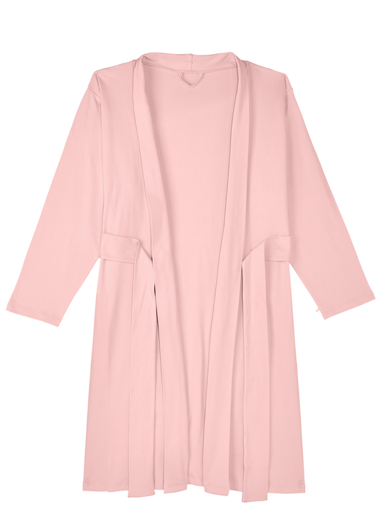 Woman's Robe - Drop Needle - Heavenly Pink