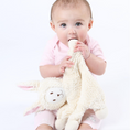 Load image into Gallery viewer, Snuggle Bunny Lovey w/ Pink Stripe Ears
