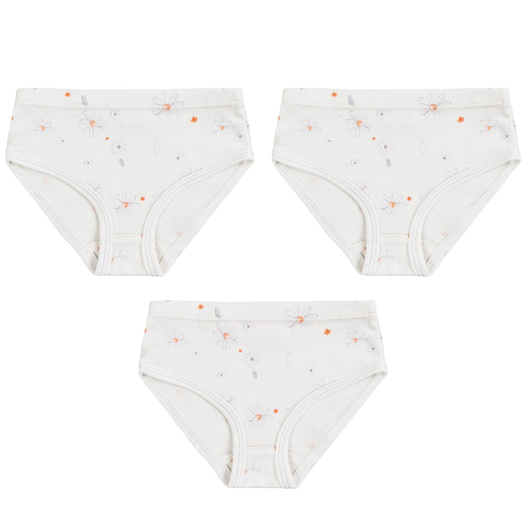 Girl's Panty Shadow Floral 3 Pack