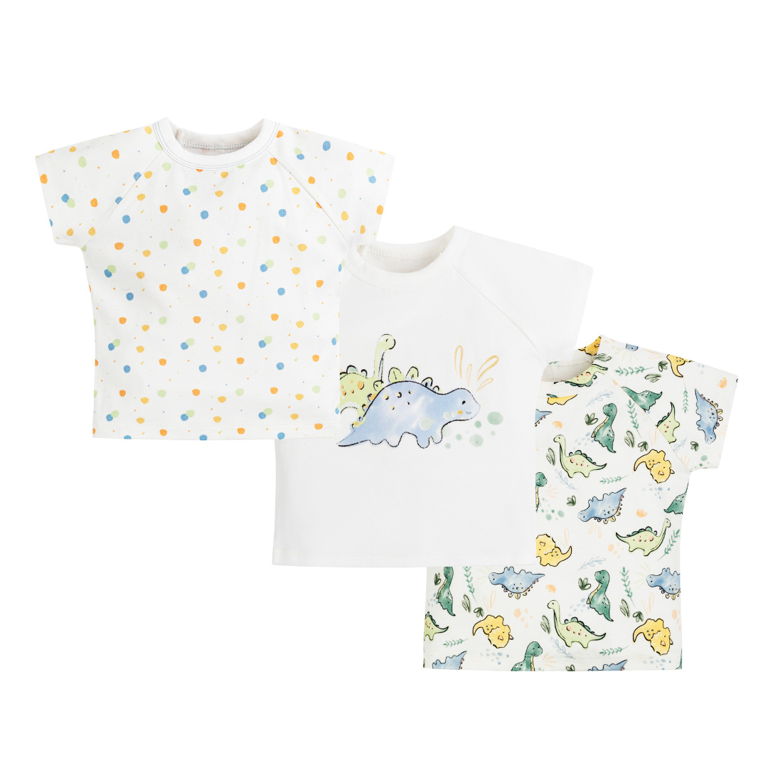 T-shirt Boys Dino Assorted - 3 Pack