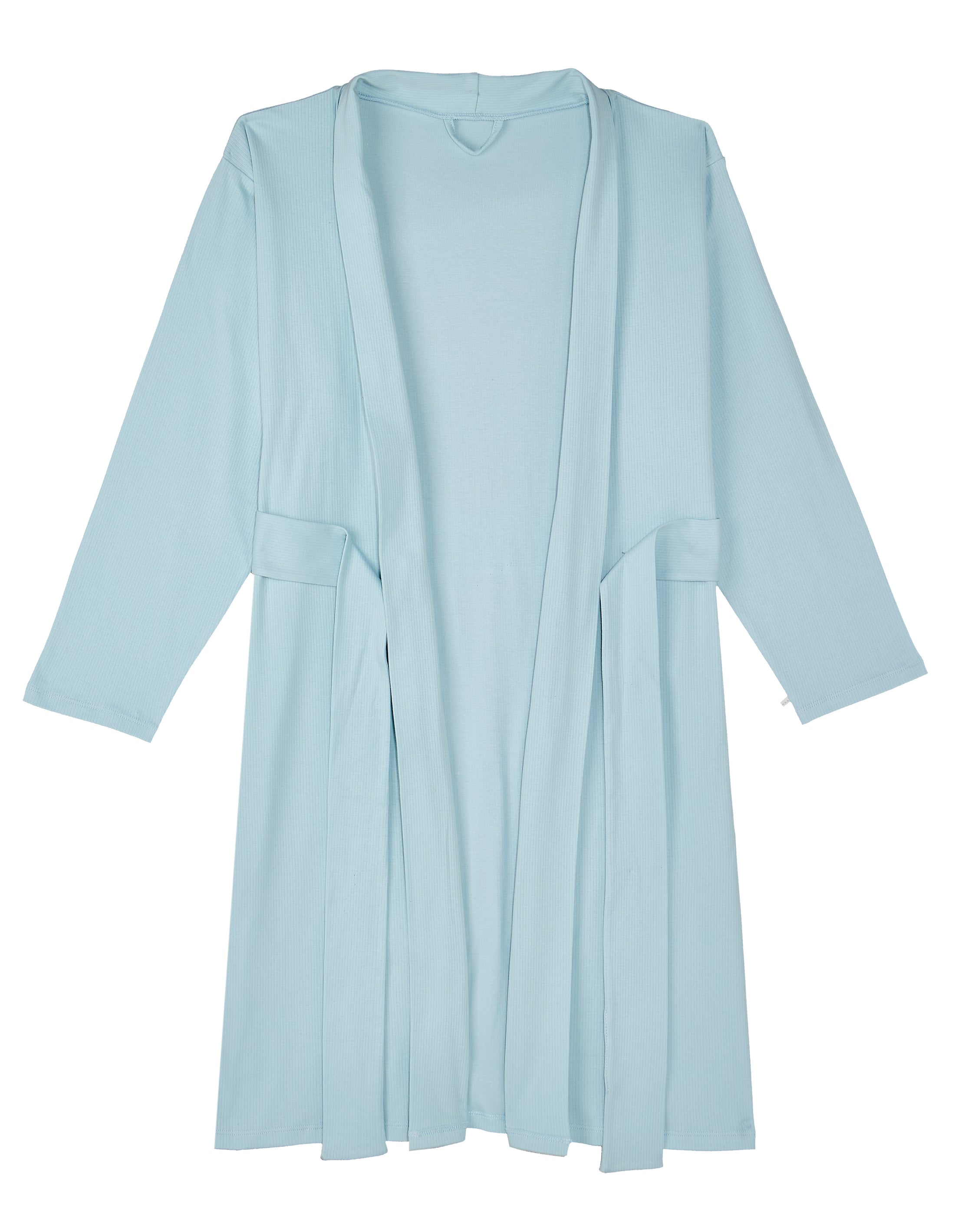 Woman's Robe - Drop Needle - Blue