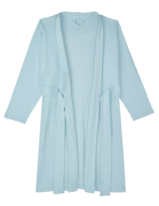 Woman's Robe - Drop Needle - Blue