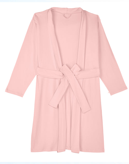 Woman's Robe - Drop Needle - Heavenly Pink