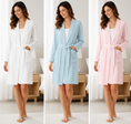 Load image into Gallery viewer, Woman's Robe - Drop Needle - Heavenly Pink
