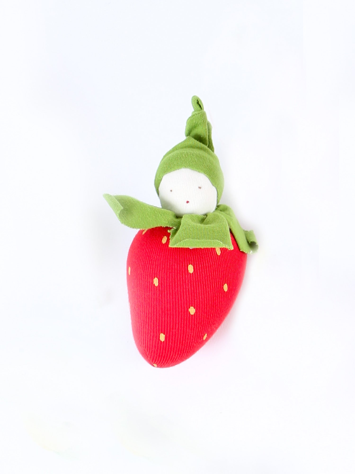 Sustainable Strawberry Baby Toys